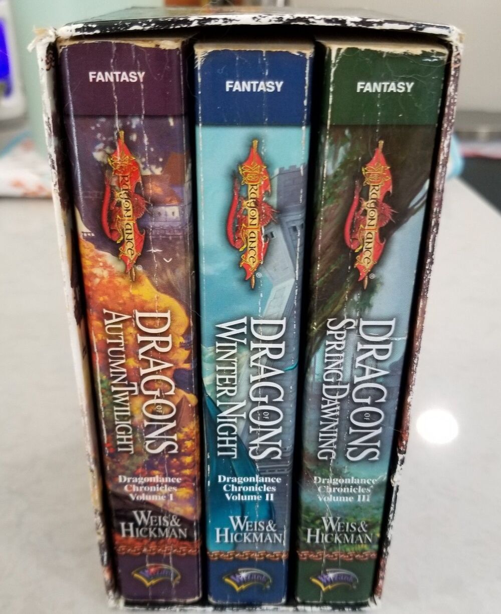Dragonlance Chronicles trilogy first printing boxed set